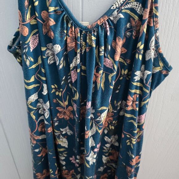Anrabess Floral Print Jumpsuit Size XL Cottagecore Hippie Bohemian Multicolored - Picture 5 of 9